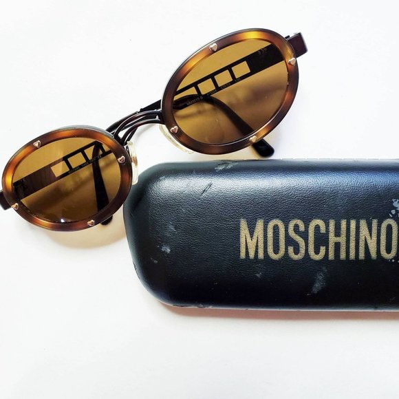 Moschino Accessories - Moschino Vintage 90s Persol Heart Studs Sunglasses